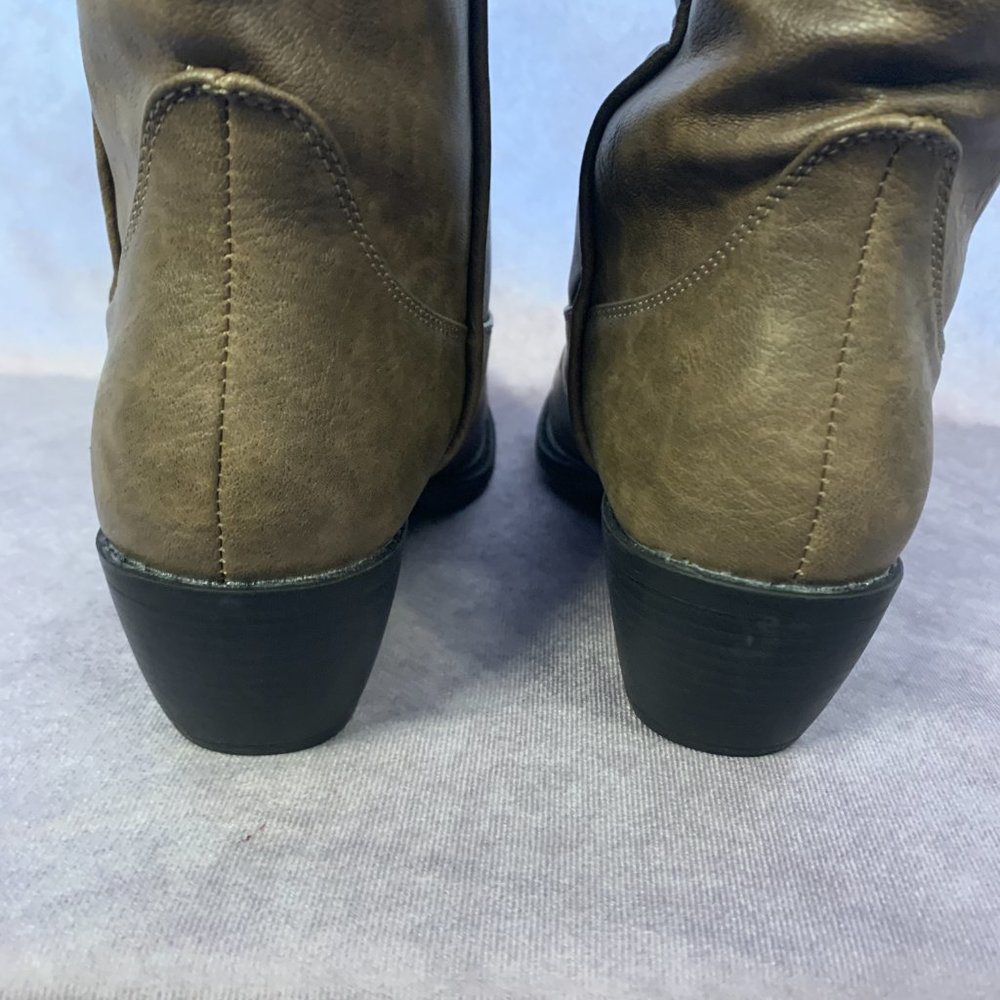 ROPER Womens Brooklyn Scrolls & Vines Mid-Calf Cowgirl Boots - Picture 8 of 9
